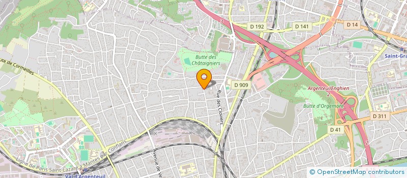 localisation de l'entreprise MONSIEUR AHMED JABALLAH  ARGENTEUIL