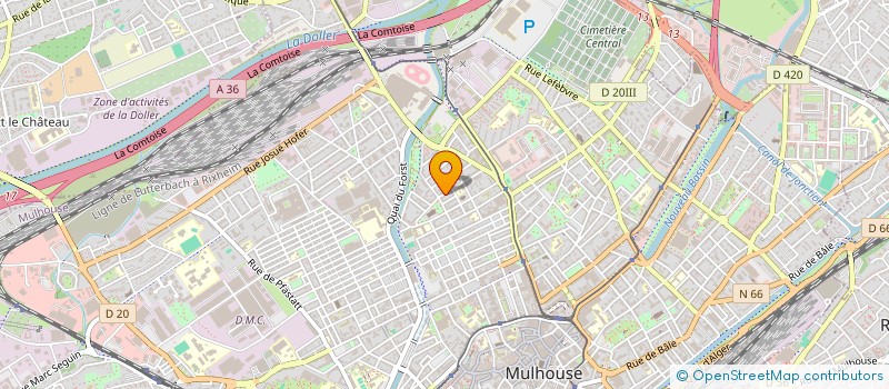 localisation de l'entreprise MONSIEUR AHMED JALLALI  MULHOUSE