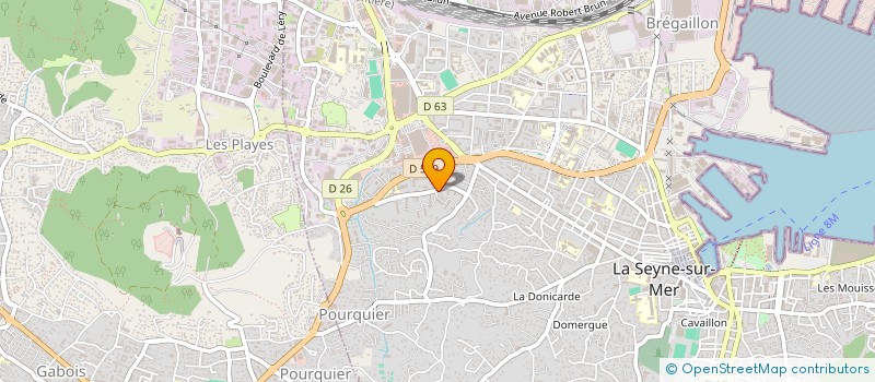 localisation de l'entreprise MONSIEUR AHMED JEBARA à LA SEYNE-SUR-MER