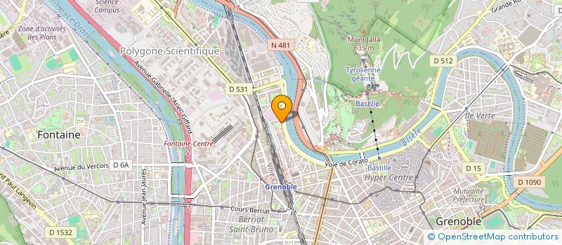 localisation de l'entreprise MONSIEUR AHMED JERRAYA à GRENOBLE