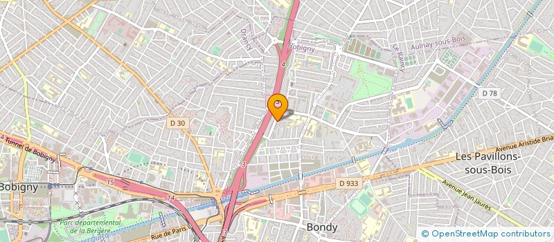 localisation de l'entreprise MONSIEUR AHMED JMILI  BONDY