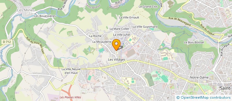 localisation de l'entreprise MONSIEUR AHMED KAAMOUCHI à SAINT-BRIEUC