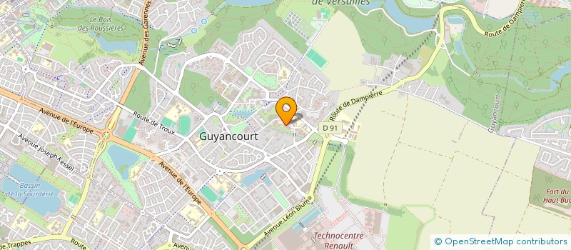 localisation de l'entreprise MONSIEUR AHMED KABBOUCH  GUYANCOURT