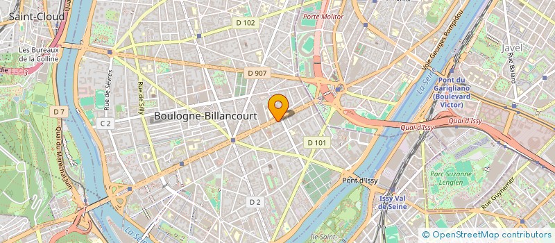 localisation de l'entreprise MONSIEUR AHMED KABOUB à BOULOGNE-BILLANCOURT