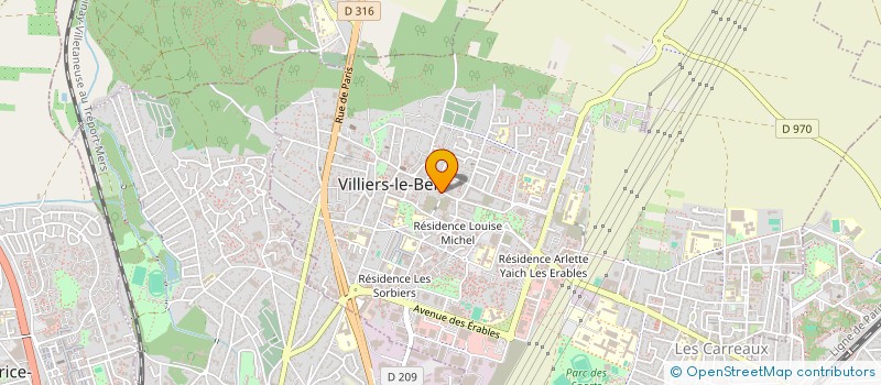 localisation de l'entreprise MONSIEUR AHMED KADAOUI  VILLIERS-LE-BEL