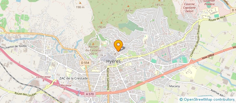 localisation de l'entreprise MONSIEUR AHMED KADDOURI à HYERES