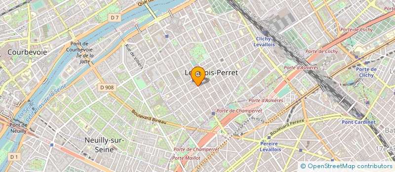 localisation de l'entreprise MONSIEUR AHMED KAHLOUL à LEVALLOIS-PERRET