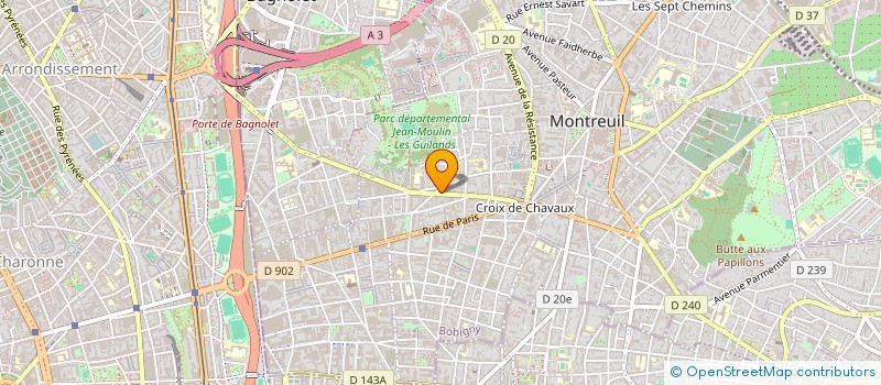 localisation de l'entreprise MONSIEUR AHMED KALIA à MONTREUIL