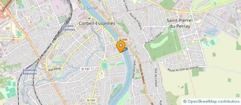 localisation de l'entreprise MONSIEUR AHMED KALIL OUATTARA à CORBEIL ESSONNES
