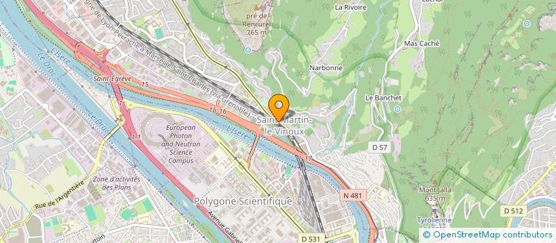 localisation de l'entreprise MONSIEUR AHMED KAMARA  SAINT-MARTIN-LE-VINOUX