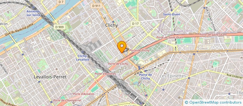 localisation de l'entreprise MONSIEUR AHMED KAMKAMI à CLICHY