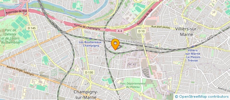 localisation de l'entreprise MONSIEUR AHMED KARIM  CHAMPIGNY-SUR-MARNE