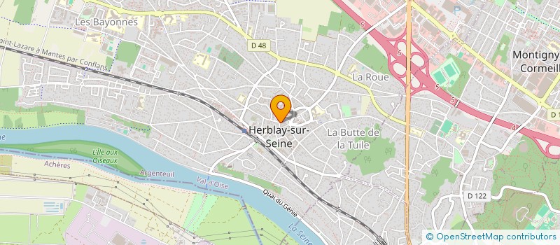 localisation de l'entreprise MONSIEUR AHMED KAWSAR  HERBLAY-SUR-SEINE