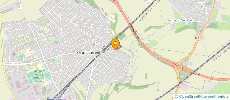 localisation de l'entreprise MONSIEUR AHMED KEBSI à GOUSSAINVILLE