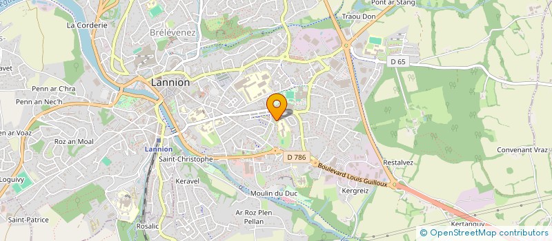 localisation de l'entreprise MONSIEUR AHMED KELANI  LANNION