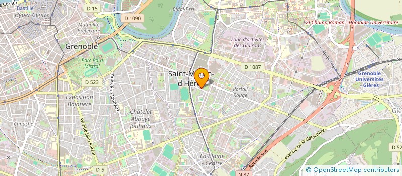 localisation de l'entreprise MONSIEUR AHMED KERROUCHE  SAINT-MARTIN-D'HERES