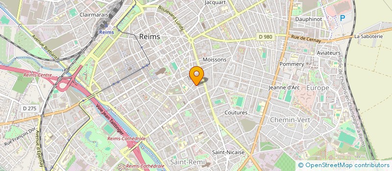 localisation de l'entreprise MONSIEUR AHMED KEZZOU  REIMS