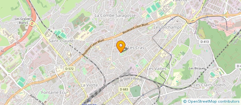 localisation de l'entreprise MONSIEUR AHMED KHADAR ADEN  BESANCON