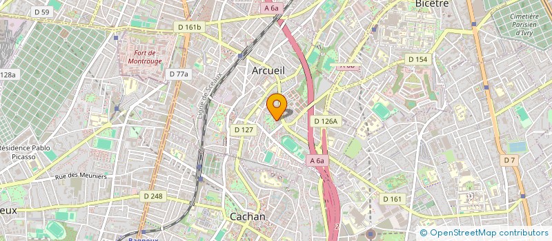 localisation de l'entreprise MONSIEUR AHMED KHADER ZAKARIA  ARCUEIL