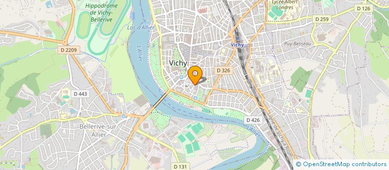 localisation de l'entreprise MONSIEUR AHMED KHAMIS MOUSA à VICHY