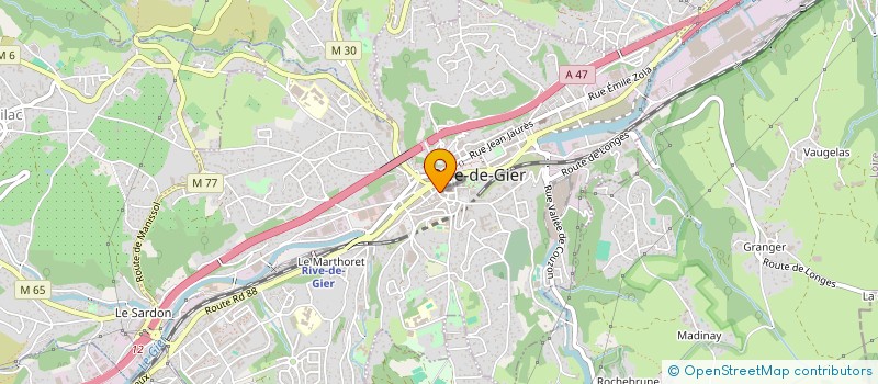 localisation de l'entreprise MONSIEUR AHMED KHAOUNI à RIVE-DE-GIER