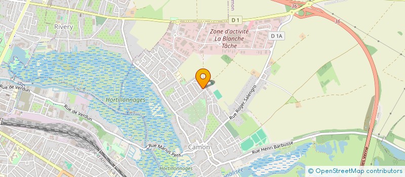 localisation de l'entreprise MONSIEUR AHMED KHAROUBI  CAMON