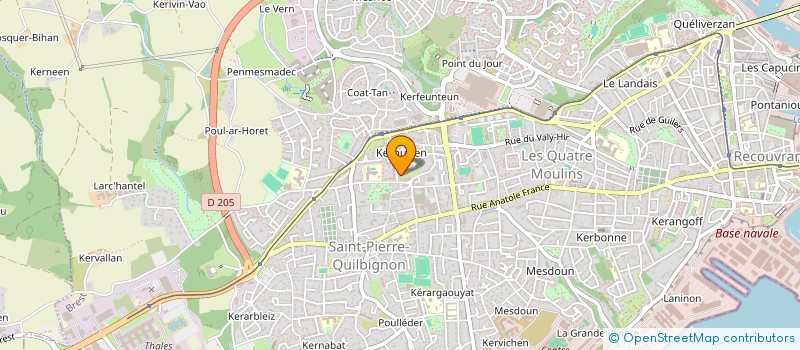 localisation de l'entreprise MONSIEUR AHMED KHAVARI à BREST