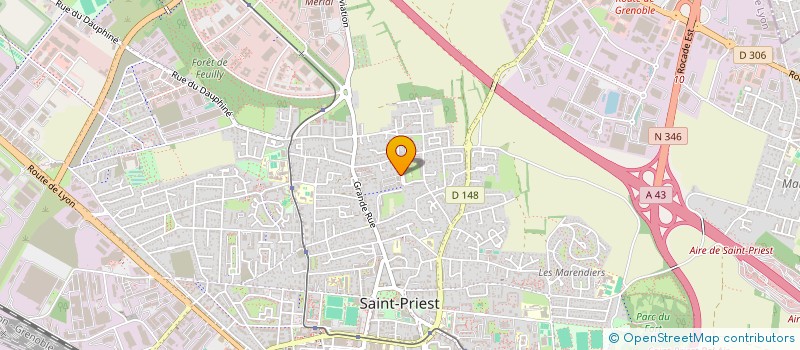 localisation de l'entreprise MONSIEUR AHMED KHEBBAB  SAINT-PRIEST