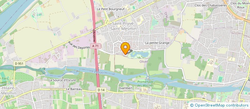 localisation de l'entreprise MONSIEUR AHMED KHEDDACHE  SAINT-PRYVE-SAINT-MESMIN