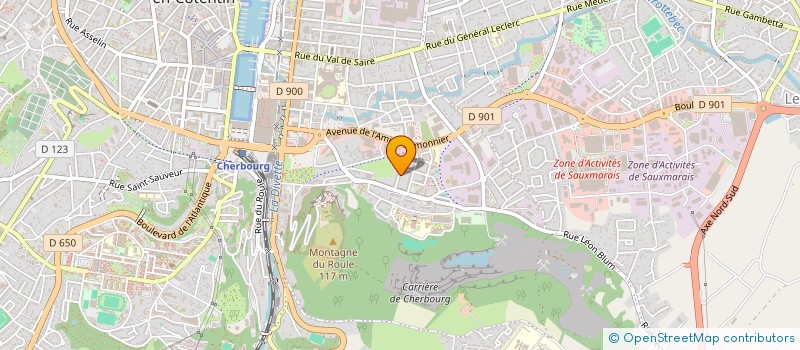 localisation de l'entreprise MONSIEUR AHMED KHEIREDDINE  CHERBOURG-EN-COTENTIN