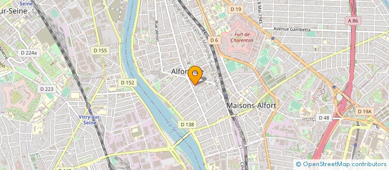 localisation de l'entreprise MONSIEUR AHMED KHELIFA  ALFORTVILLE