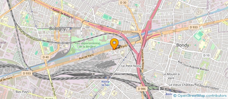 localisation de l'entreprise MONSIEUR AHMED KHELIFA à NOISY-LE-SEC