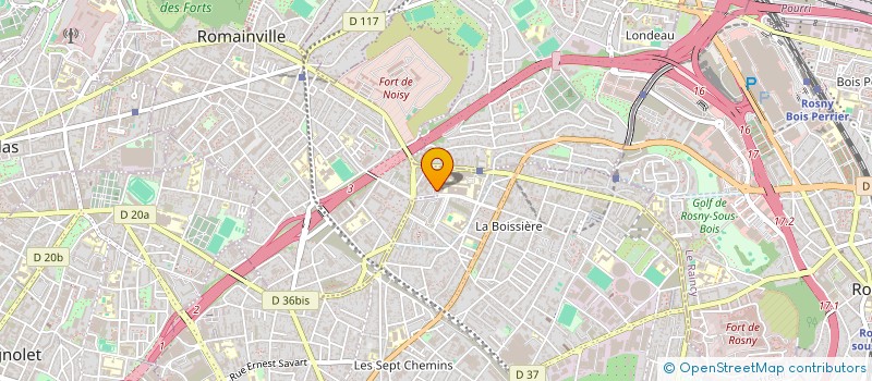 localisation de l'entreprise MONSIEUR AHMED KHEMAISSIA à ROMAINVILLE