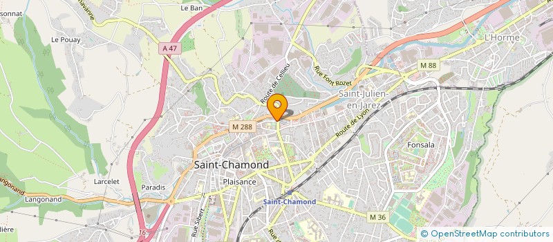 localisation de l'entreprise MONSIEUR AHMED KHETTACHE à SAINT-CHAMOND