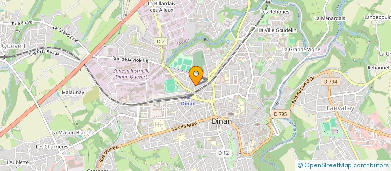 localisation de l'entreprise MONSIEUR AHMED KHLIFA à DINAN