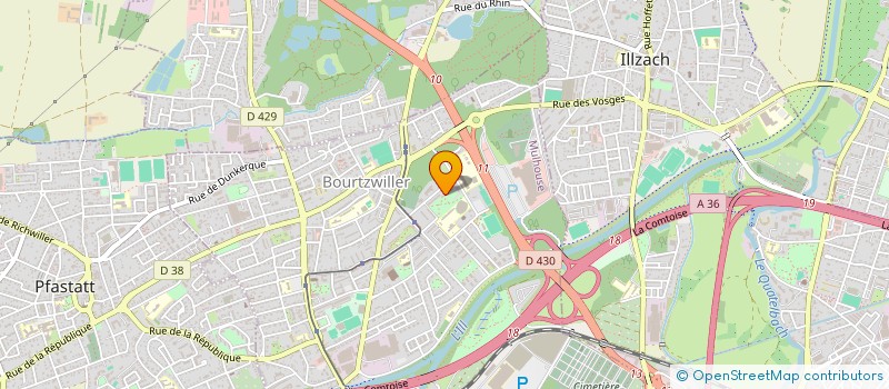 localisation de l'entreprise MONSIEUR AHMED KHOUALFI à MULHOUSE