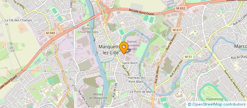 localisation de l'entreprise MONSIEUR AHMED KHOULALI  MARQUETTE-LEZ-LILLE