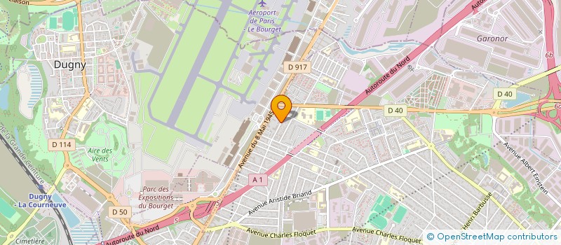 localisation de l'entreprise MONSIEUR AHMED KHOUMMAM  LE BLANC MESNIL