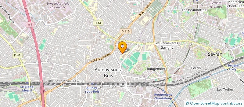 localisation de l'entreprise MONSIEUR AHMED KHOUNA à AULNAY-SOUS-BOIS