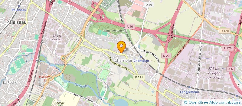 localisation de l'entreprise MONSIEUR AHMED KNIS  CHAMPLAN