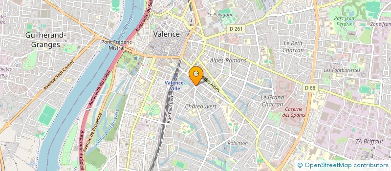 localisation de l'entreprise MONSIEUR AHMED KONE  VALENCE