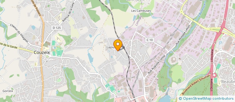 localisation de l'entreprise MONSIEUR AHMED KOUCHA à COUZEIX