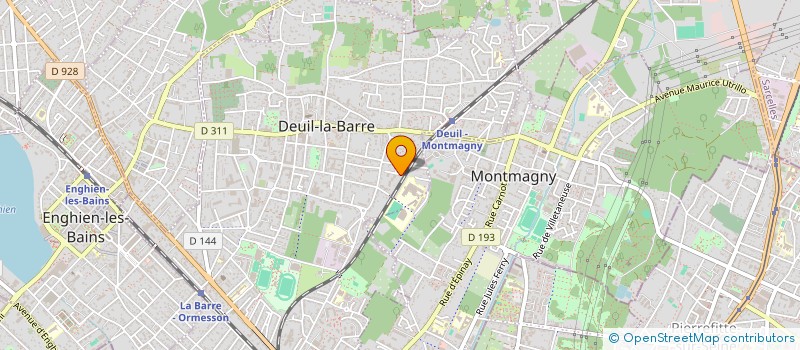 localisation de l'entreprise MONSIEUR AHMED KOUT  DEUIL-LA-BARRE