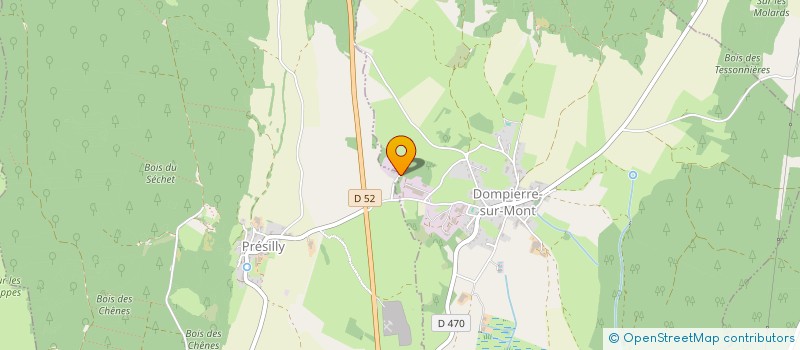 localisation de l'entreprise MONSIEUR AHMED LAAJELI  DOMPIERRE-SUR-MONT