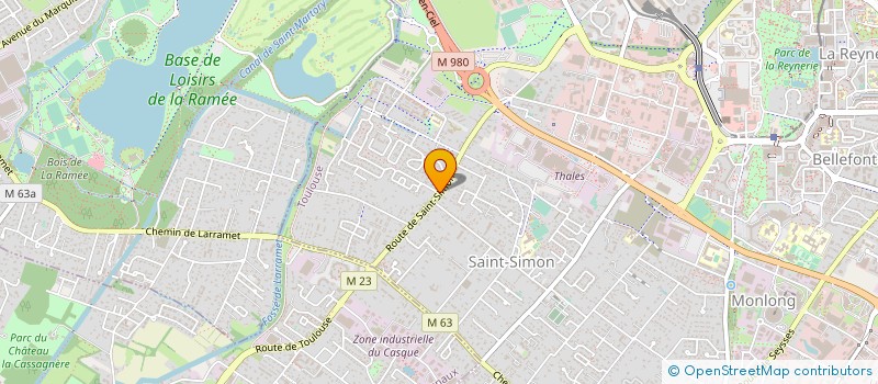 localisation de l'entreprise MONSIEUR AHMED LAAZEB à TOULOUSE