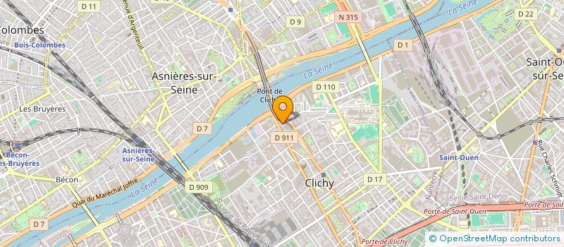 localisation de l'entreprise MONSIEUR AHMED LABABIDI à CLICHY