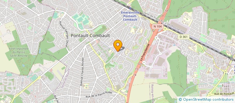 localisation de l'entreprise MONSIEUR AHMED LABBACI à PONTAULT COMBAULT
