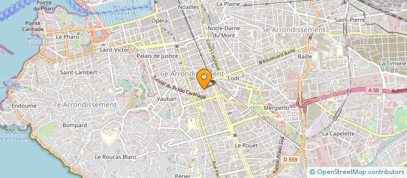 localisation de l'entreprise MONSIEUR AHMED LABIDI  MARSEILLE 6EME