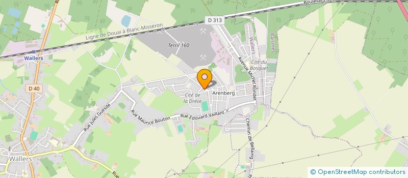 localisation de l'entreprise MONSIEUR AHMED LACHGAR  WALLERS