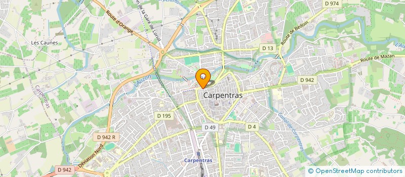 localisation de l'entreprise MONSIEUR AHMED LAHMIYANI à CARPENTRAS